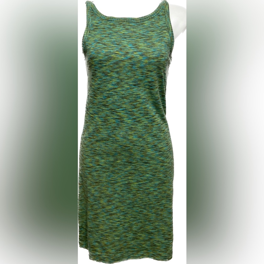 PATAGONIA ORGANIC COTTON GREEN SLEEVELESS ATHLETIC DRESS